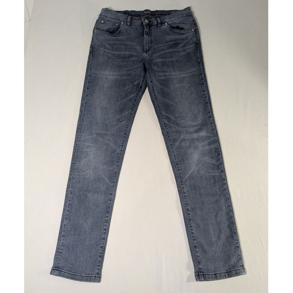 Slate & Stone Men's Jeans W33 L32 Gray Wash Straight Leg Denim 5-Pocket